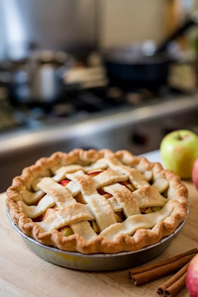 A Photo Of A Freshly Baked Apple Pie Wit Qpufnn06qde2iognfb Iww T1zei6bbt3qcdzrbjd 83w