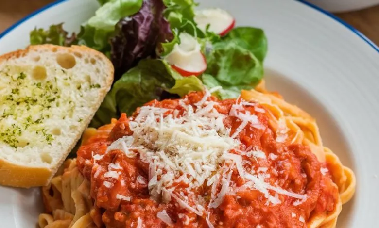 A Photo Of A Plate Of Pasta With A Tomat 1rfqv6sitly3lvo0zni5dq 0ij Nuymqa2hruzpz0jfaq