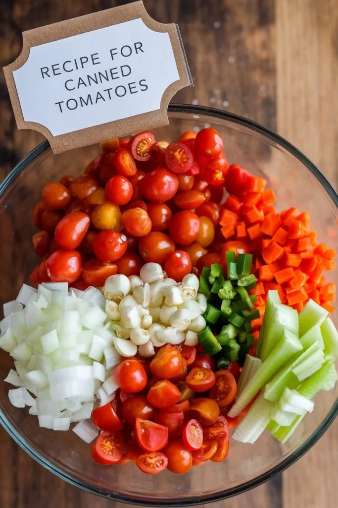 A Photo Of A Recipe For Canned Tomatoes Mx4mocwct7axyn7hbtnnaq 4opehwkxqpsjae 9bujl3g