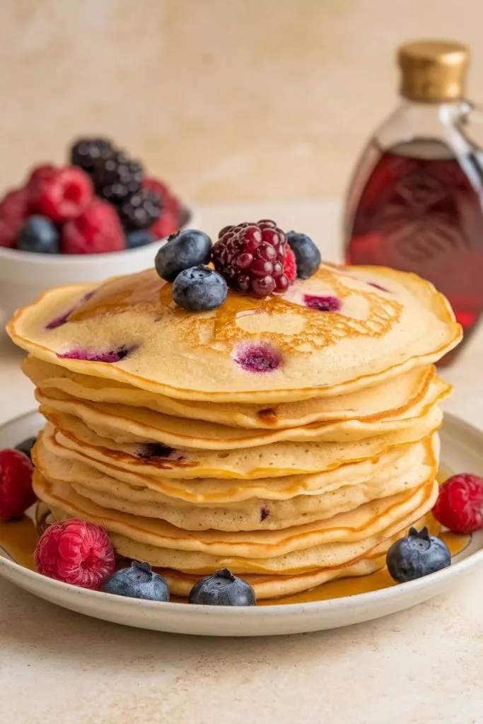 A Photo Of A Stack Of Thin Pancakes The Xji9yb7aqp2wcklngfcj4q Bacw7pb5sfezjvuajevlrw