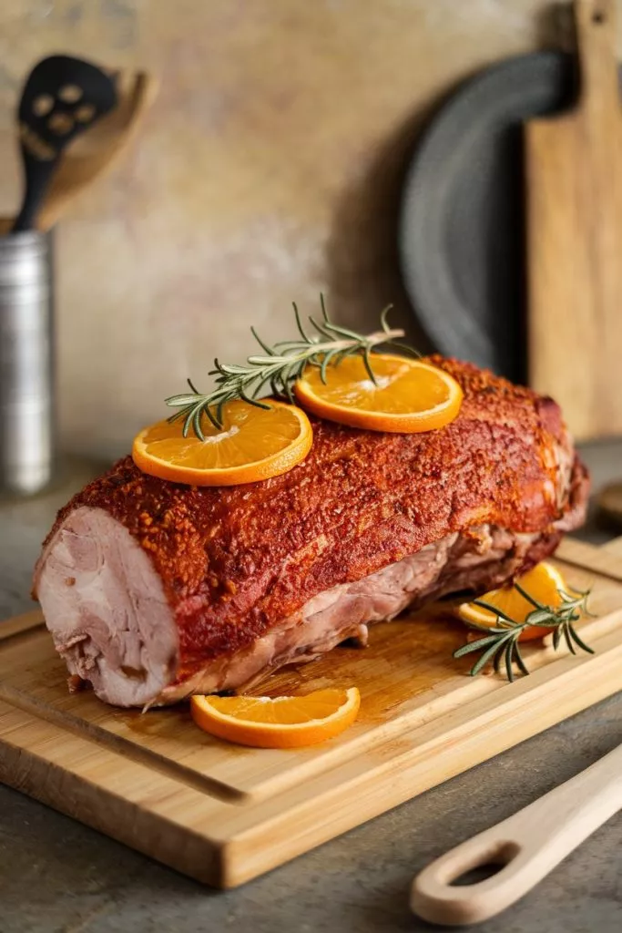 A Photo Of A Whole Baked Pork Loin On A Tyev2hs6raoiw68zdu15 G Rb9fz9kxqcilm1a6gtxpfg